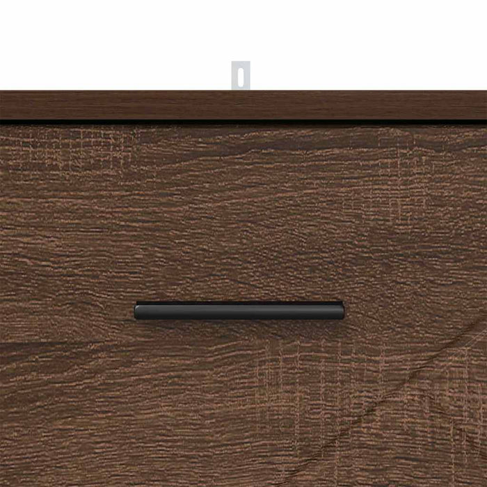 Dulap de noapte Stejar brun 38 x 38 x 66 cm Lemn compozit - WALTI WALTI