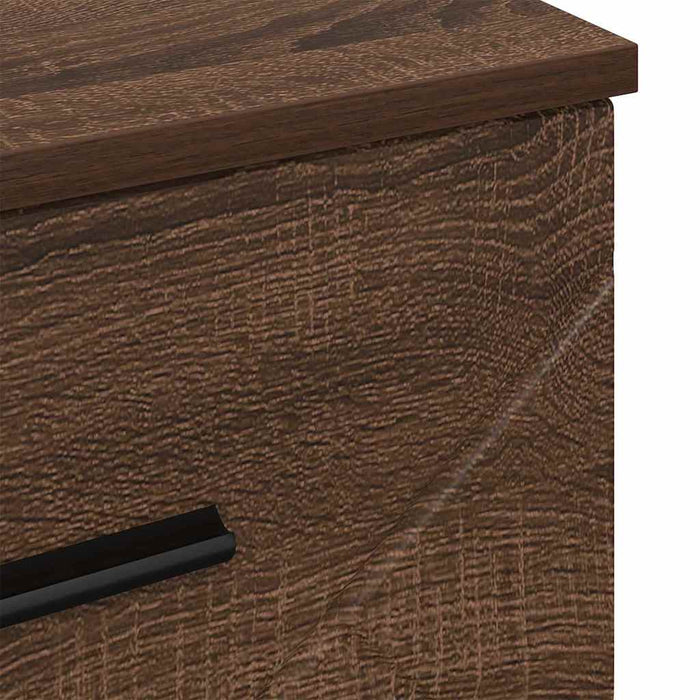 Dulap de noapte Stejar brun 38 x 38 x 66 cm Lemn compozit - WALTI WALTI