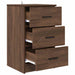 Dulap de noapte Stejar brun 38 x 38 x 66 cm Lemn compozit - WALTI WALTI