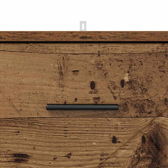 Dulap de noapte Lemn vechi 38 x 38 x 66 cm Lemn compozit - WALTI WALTI