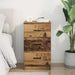 Dulap de noapte Lemn vechi 38 x 38 x 66 cm Lemn compozit - WALTI WALTI
