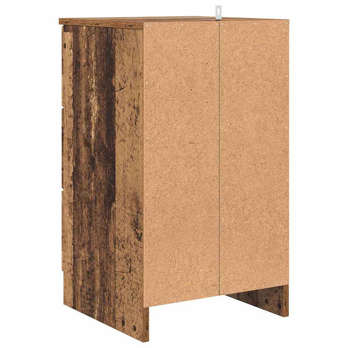 Dulap de noapte Lemn vechi 38 x 38 x 66 cm Lemn compozit - WALTI WALTI