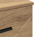 Dulap de noapte stejar artizanal 38 x 38 x 66 cm Lemn compozit - WALTI WALTI