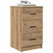 Dulap de noapte stejar artizanal 38 x 38 x 66 cm Lemn compozit - WALTI WALTI