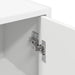 Dulap de Baie Alb 39 x 23,5 x 65 cm Lemn prelucrat, Metal - WALTI WALTI