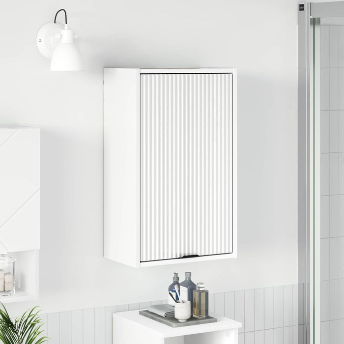 Dulap de Baie Alb 39 x 23,5 x 65 cm Lemn prelucrat, Metal - WALTI WALTI