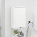 Dulap de Baie Alb 39 x 23,5 x 65 cm Lemn prelucrat, Metal - WALTI WALTI