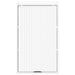 Dulap de Baie Alb 39 x 23,5 x 65 cm Lemn prelucrat, Metal - WALTI WALTI