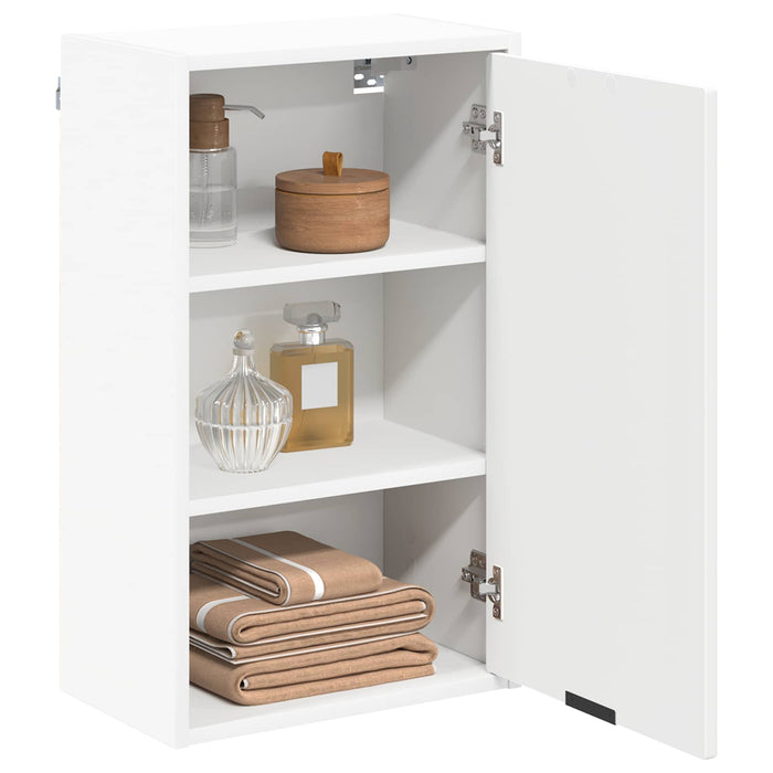Dulap de Baie Alb 39 x 23,5 x 65 cm Lemn prelucrat, Metal - WALTI WALTI