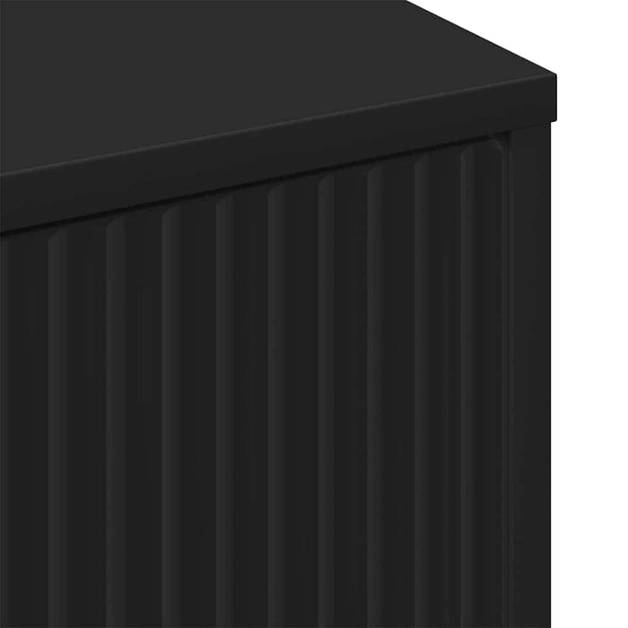 Dulap de Baie Negru 39 x 23,5 x 65 cm Lemn compozit & Metal WALTI