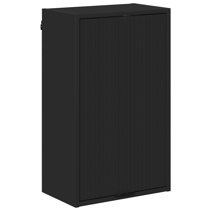 Dulap de Baie Negru 39 x 23,5 x 65 cm Lemn compozit & Metal WALTI