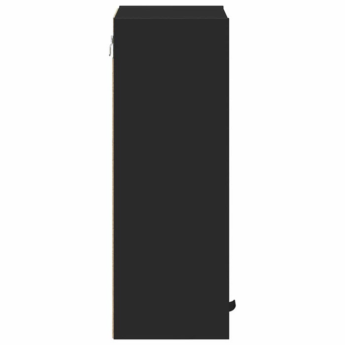 Dulap de Baie Negru 39 x 23,5 x 65 cm Lemn compozit & Metal WALTI