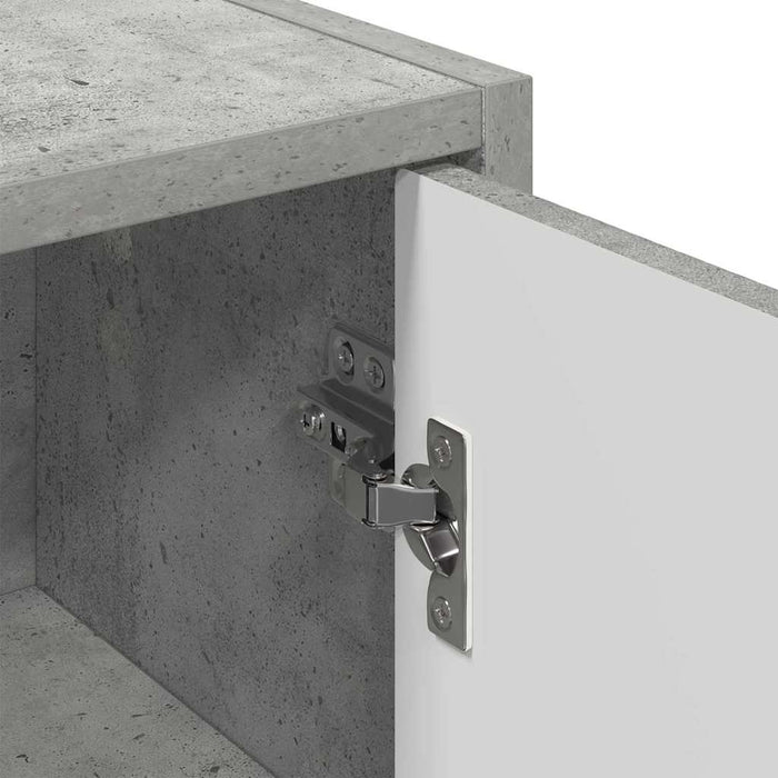Dulap de Baie cu ușă Gri beton 39 x 23.5 x 65 cm Lemn compozit - WALTI WALTI