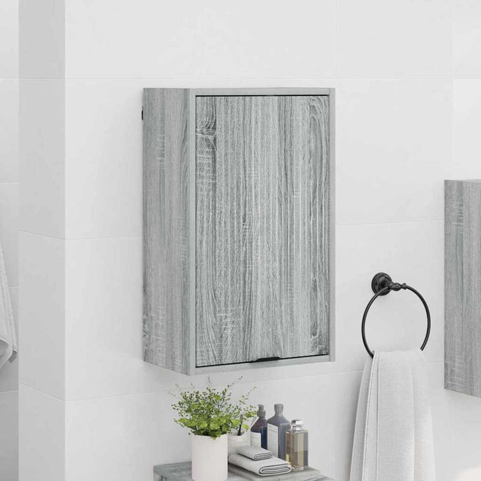 Dulap de Baie cu ușă sonoma gri 39 x 23.5 x 65 cm Lemn compozit - WALTI WALTI
