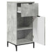 Dulap de Baie cu sertar cu ușă Gri din beton 39,5 x 36 x 88 cm - WALTI WALTI