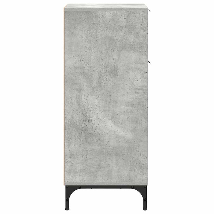 Dulap de Baie cu sertar cu ușă Gri din beton 39,5 x 36 x 88 cm - WALTI WALTI