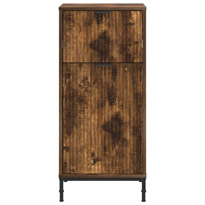 Dulap de Baie cu sertar cu ușă Stejar fumuriu 39,5 x 36 x 88 cm - WALTI WALTI