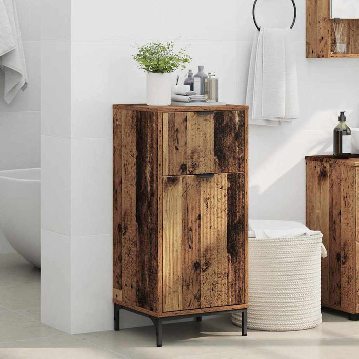 Dulap de Baie cu sertar cu ușă Lemn Vechi 39,5 x 36 x 88 cm - WALTI WALTI