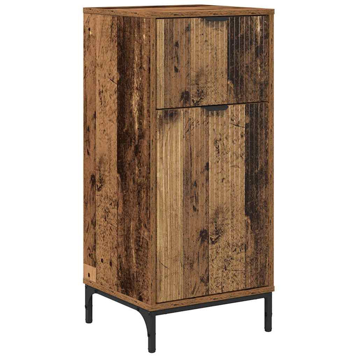 Dulap de Baie cu sertar cu ușă Lemn Vechi 39,5 x 36 x 88 cm - WALTI WALTI