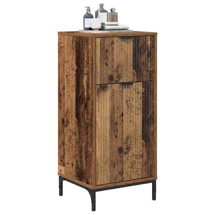 Dulap de Baie cu sertar cu ușă Lemn Vechi 39,5 x 36 x 88 cm - WALTI WALTI