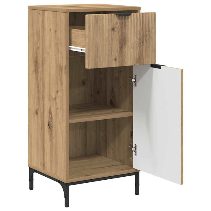 Dulap de Baie cu sertar Stejar Artizanal 39,5 x 36 x 88 cm WALTI