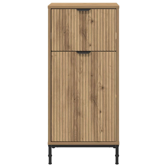 Dulap de Baie cu sertar Stejar Artizanal 39,5 x 36 x 88 cm WALTI
