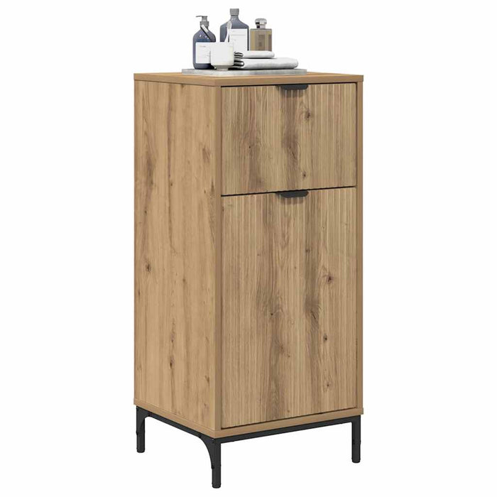 Dulap de Baie cu sertar Stejar Artizanal 39,5 x 36 x 88 cm WALTI