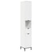 Dulap de baie înalt cu ușă Alb 31.5 x 33 x 190 cm Lemn compozit - WALTI WALTI