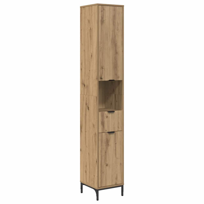 Dulap de Baie cu sertar Stejar Artizanal 31,5 x 33 x 190 cm WALTI