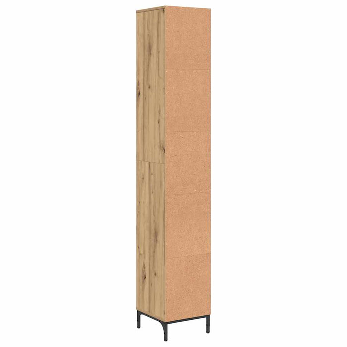 Dulap de Baie cu sertar Stejar Artizanal 31,5 x 33 x 190 cm WALTI