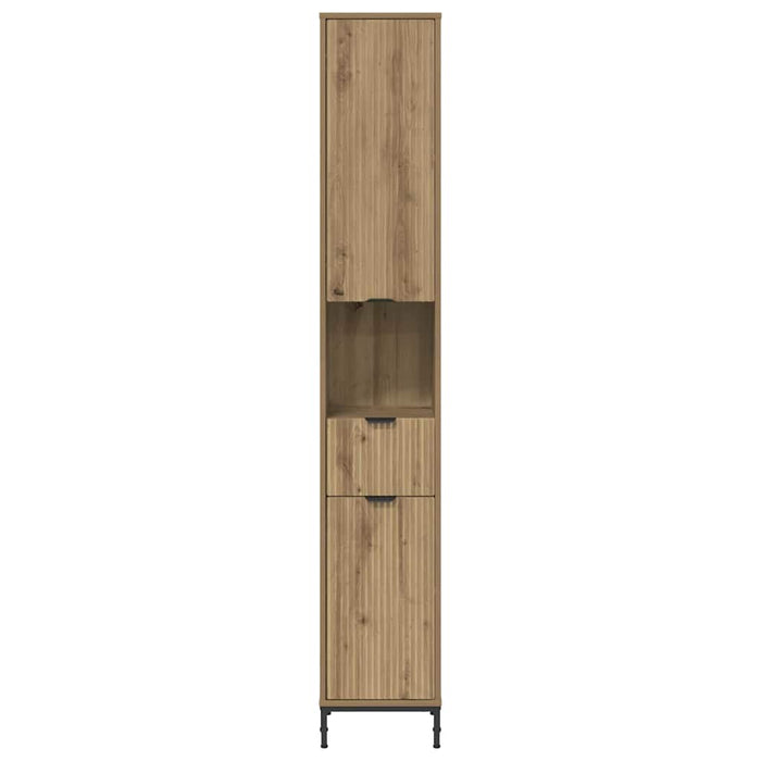 Dulap de Baie cu sertar Stejar Artizanal 31,5 x 33 x 190 cm WALTI