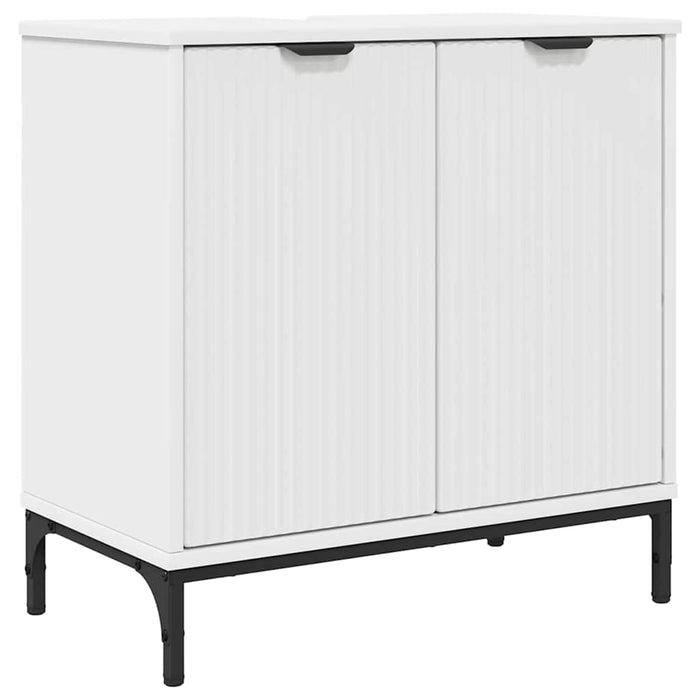 Dulap pentru Chiuveta de Baie cu ușă Alb 60.5 x 33.5 x 61 cm - WALTI WALTI