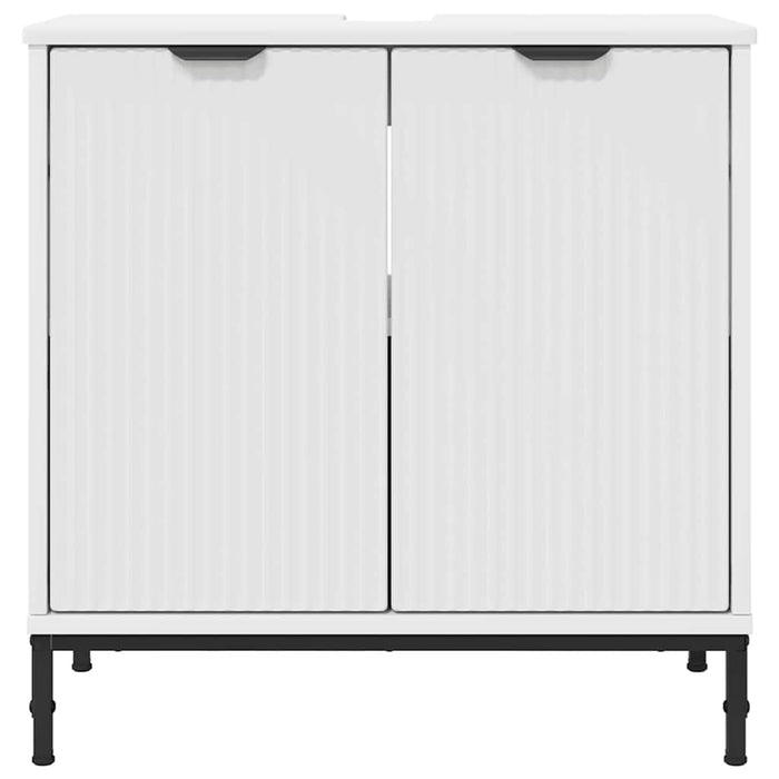 Dulap pentru Chiuveta de Baie cu ușă Alb 60.5 x 33.5 x 61 cm - WALTI WALTI