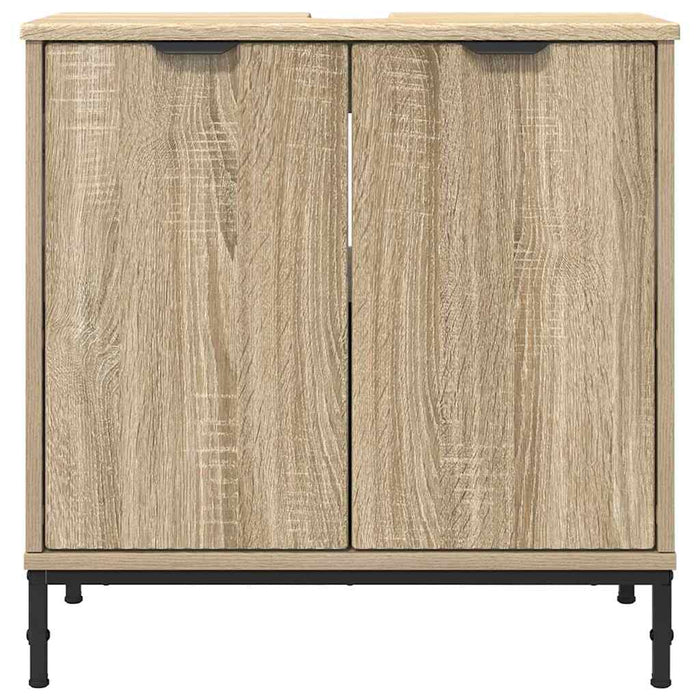 Dulap pentru Chiuveta de Baie Stejar sonoma 60.5 x 33.5 x 61 cm - WALTI WALTI