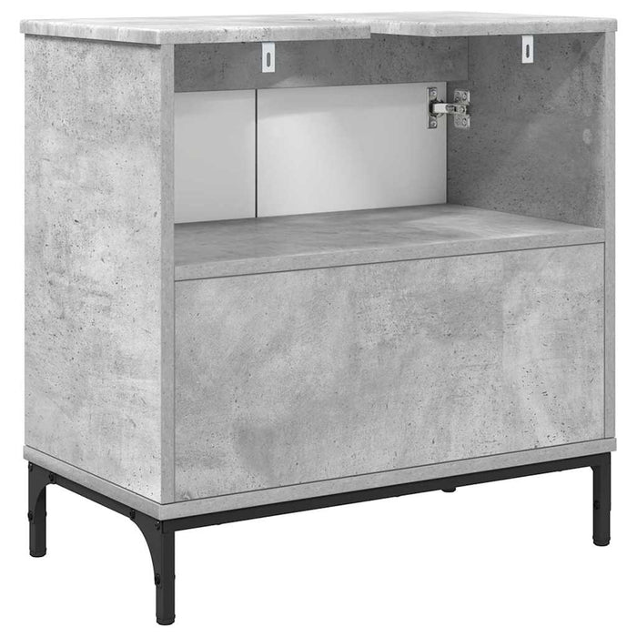 Dulap pentru Chiuveta de Baie Gri beton 60.5 x 33.5 x 61 cm - WALTI WALTI
