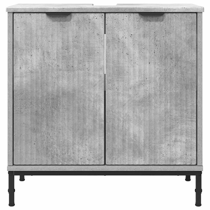 Dulap pentru Chiuveta de Baie Gri beton 60.5 x 33.5 x 61 cm - WALTI WALTI