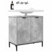 Dulap pentru Chiuveta de Baie Gri beton 60.5 x 33.5 x 61 cm - WALTI WALTI