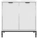 Dulap pentru Chiuveta de Baie cu depozitare Alb foarte lucios - WALTI WALTI