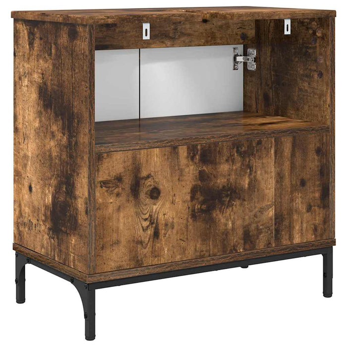 Dulap pentru Chiuveta de Baie Stejar afumat 60.5 x 33.5 x 61 cm - WALTI WALTI