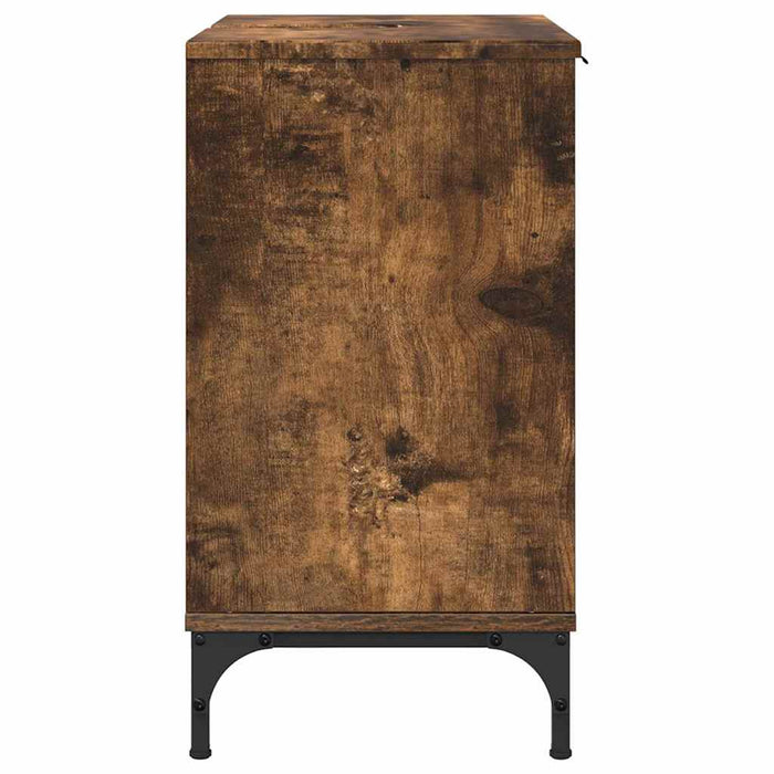 Dulap pentru Chiuveta de Baie Stejar afumat 60.5 x 33.5 x 61 cm - WALTI WALTI