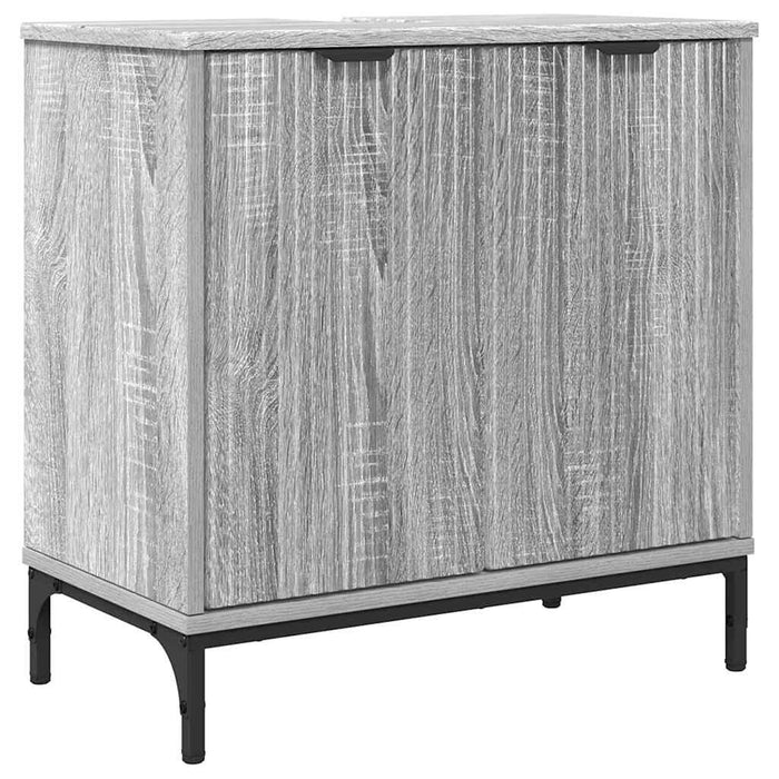 Dulap pentru Chiuveta de Baie sonoma gri 60.5 x 33.5 x 61 cm - WALTI WALTI