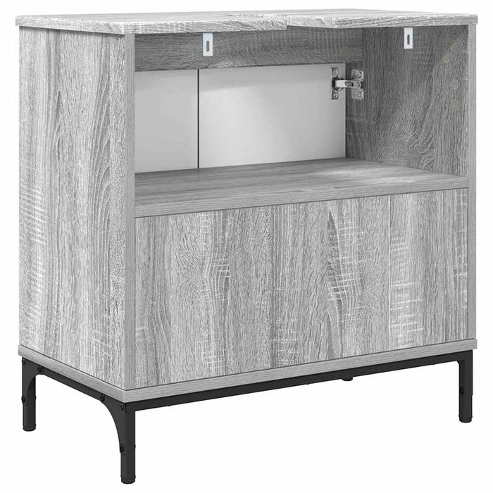 Dulap pentru Chiuveta de Baie sonoma gri 60.5 x 33.5 x 61 cm - WALTI WALTI