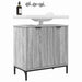Dulap pentru Chiuveta de Baie sonoma gri 60.5 x 33.5 x 61 cm - WALTI WALTI