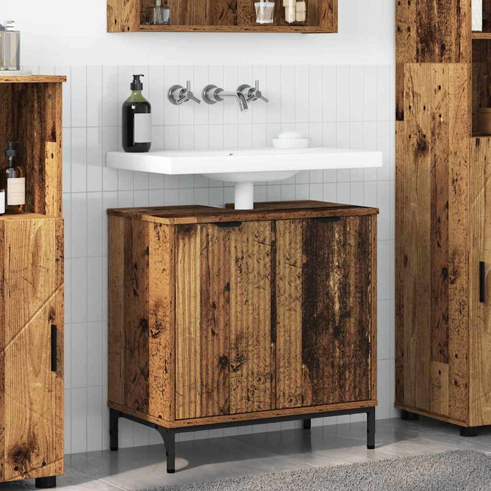 Dulap pentru Chiuveta de Baie Lemn vechi 60.5 x 33.5 x 61 cm - WALTI WALTI