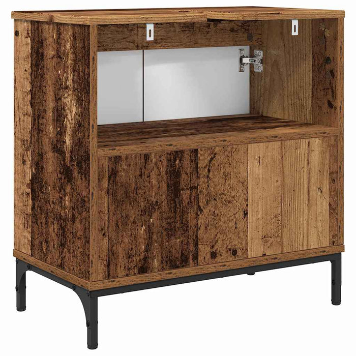 Dulap pentru Chiuveta de Baie Lemn vechi 60.5 x 33.5 x 61 cm - WALTI WALTI