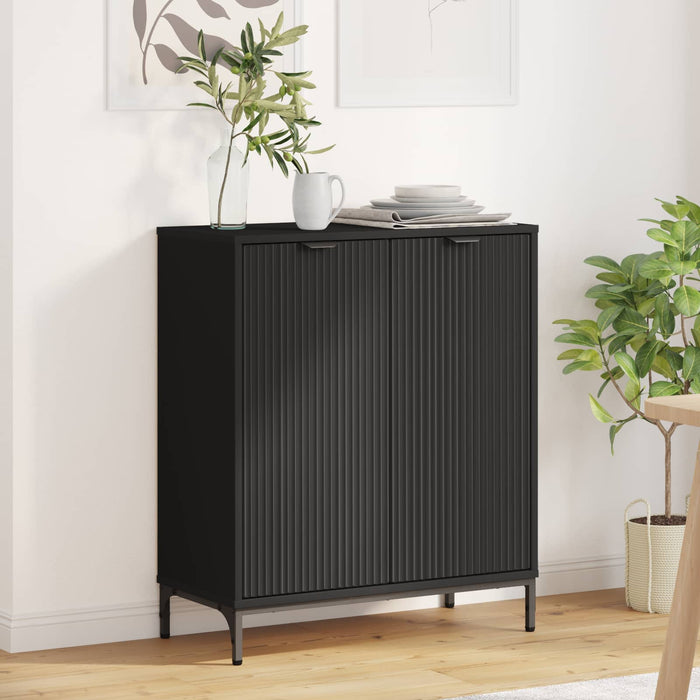 Bufet Negru 69,5 x 33 x 82 cm Lemn compozit WALTI