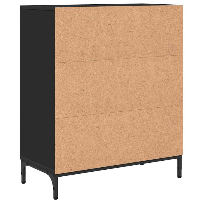 Bufet Negru 69,5 x 33 x 82 cm Lemn compozit WALTI