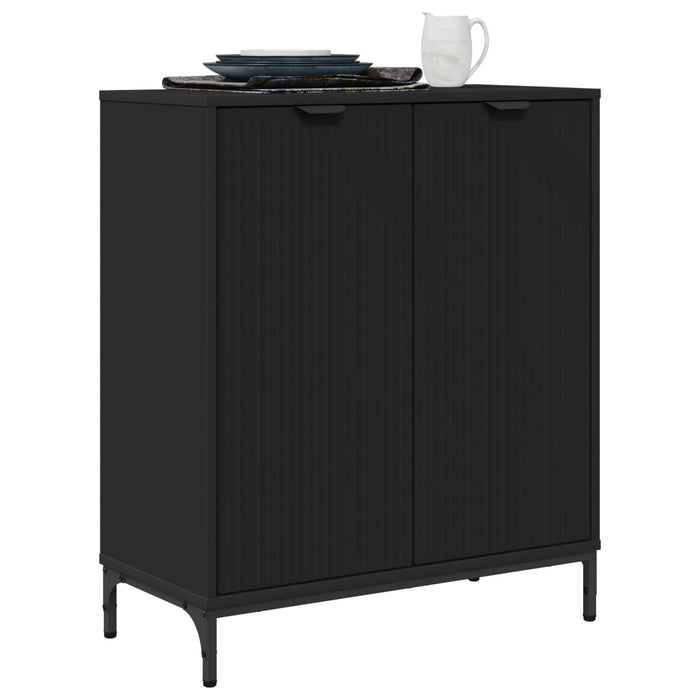 Bufet Negru 69,5 x 33 x 82 cm Lemn compozit WALTI