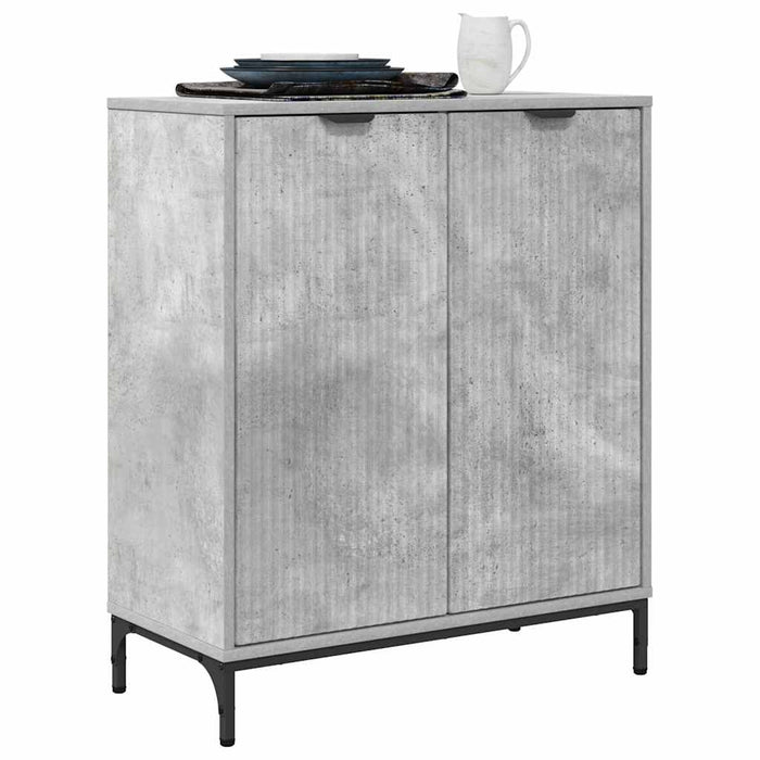 Bufet Gri din beton 69,5 x 33 x 82 cm Lemn compozit - WALTI WALTI