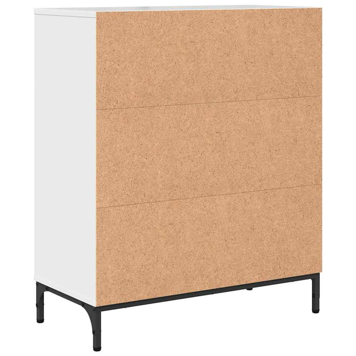 Bufet Alb lucios 69,5 x 33 x 82 cm Lemn compozit - WALTI WALTI
